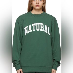 Museum of Peace and Quiet sweater Crewneck pullover green natural top shirt